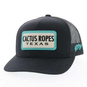 Load image into Gallery viewer, Youth Cactus Rose Cap ~ Black - Henderson&#39;s Western Store