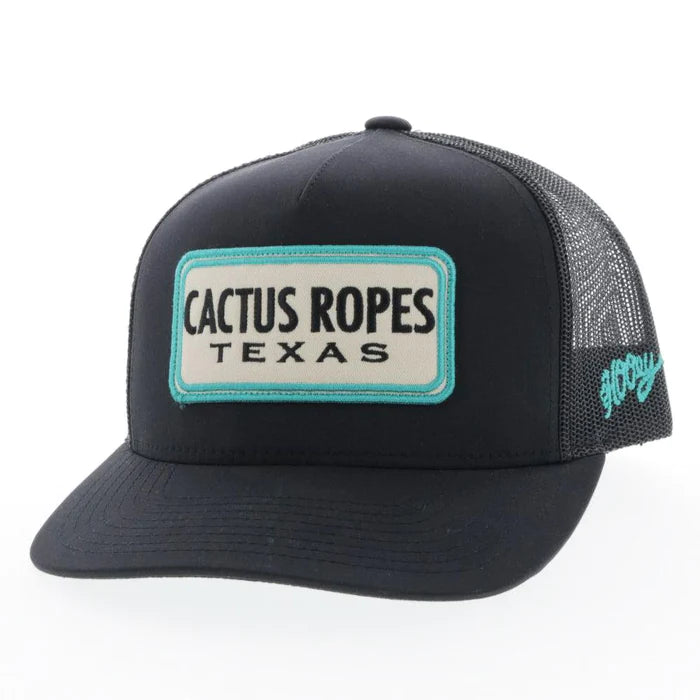 Cactus Rose Cap ~ Black - Henderson's Western Store