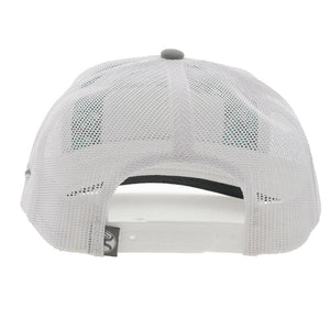 Load image into Gallery viewer, Cactus Rose Cap ~ Grey/White - Henderson&#39;s Western Store