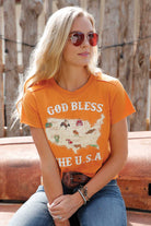 Ladies Cruel Girl God Bless USA Crop - Henderson's Western Store