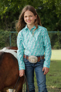 Load image into Gallery viewer, Cruel Girl Turquoise Print - Henderson&#39;s Western Store