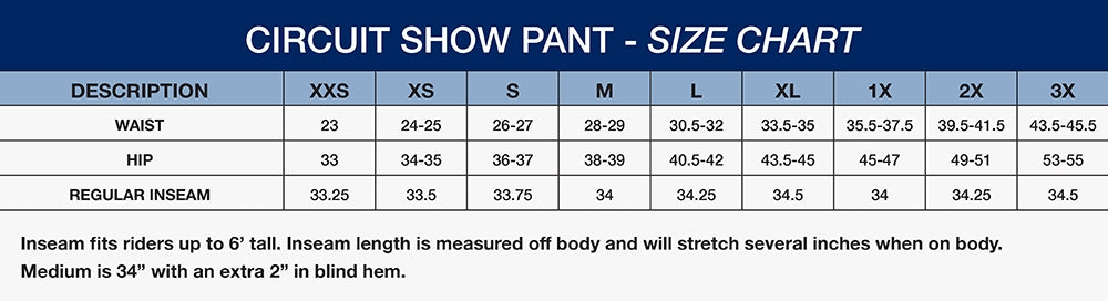 Irideon Show Pants - Henderson's Western Store