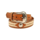 Men's Basketweave & Rawhide Belt - Henderson's Western Store