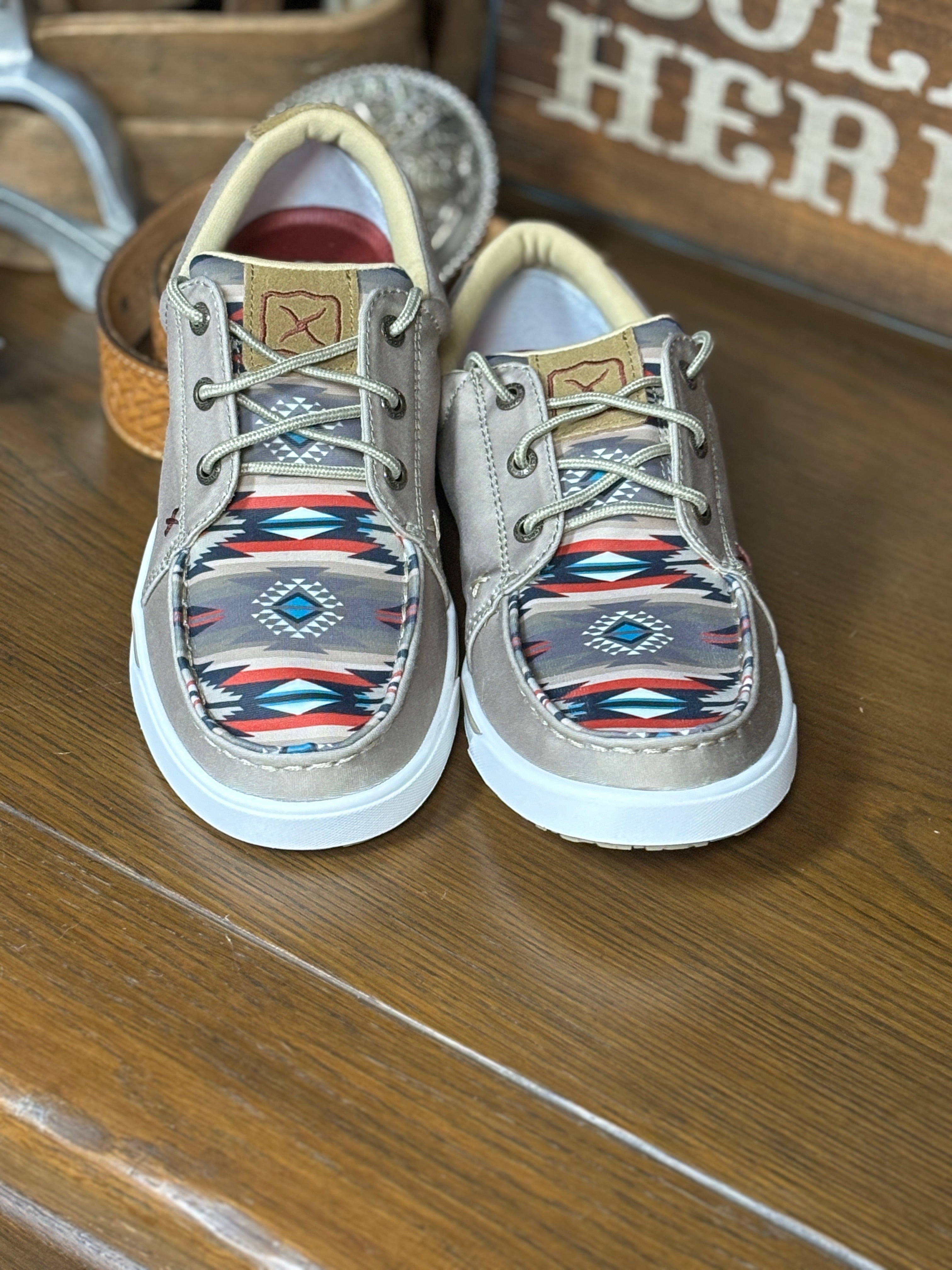 Ladies Twisted X Kicks ~ Sage Aztec - Henderson's Western Store