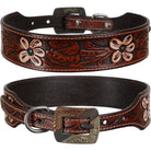 Dog Collar ~ Painted Poppy - Henderson's Western Store