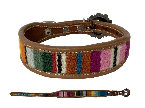 Dog Collar ~ Wool Saddle Blanket - Henderson's Western Store