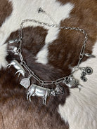 Western Farm Theme Charm Necklace - Henderson's Western Store
