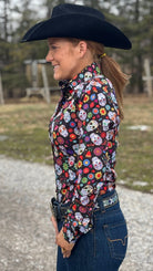 Sugar Skull Easy Care Shirt - Henderson's Western Store