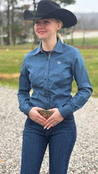 Ladies Cinch  ~ Solid Teal - Henderson's Western Store