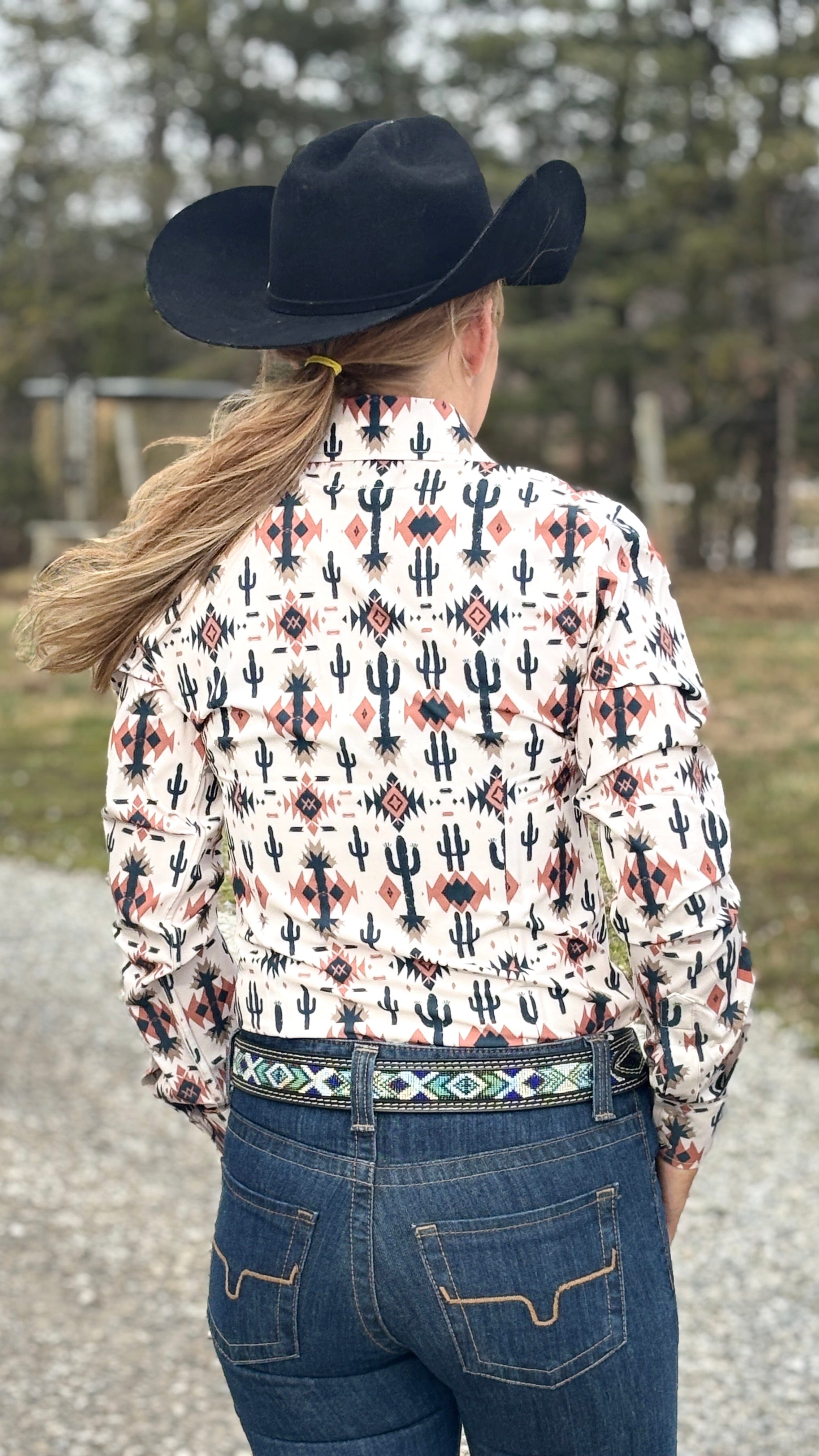 Prickly Charm Easy Care Button Up - Henderson's Western Store