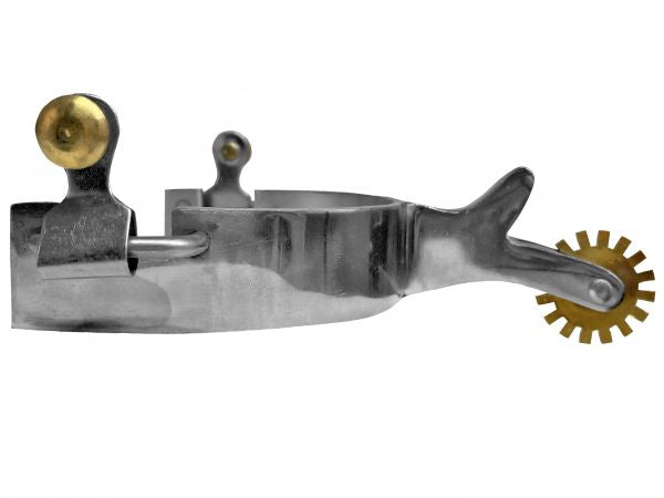 Western SS Spurs W/Brass Rowel - Henderson's Western Store
