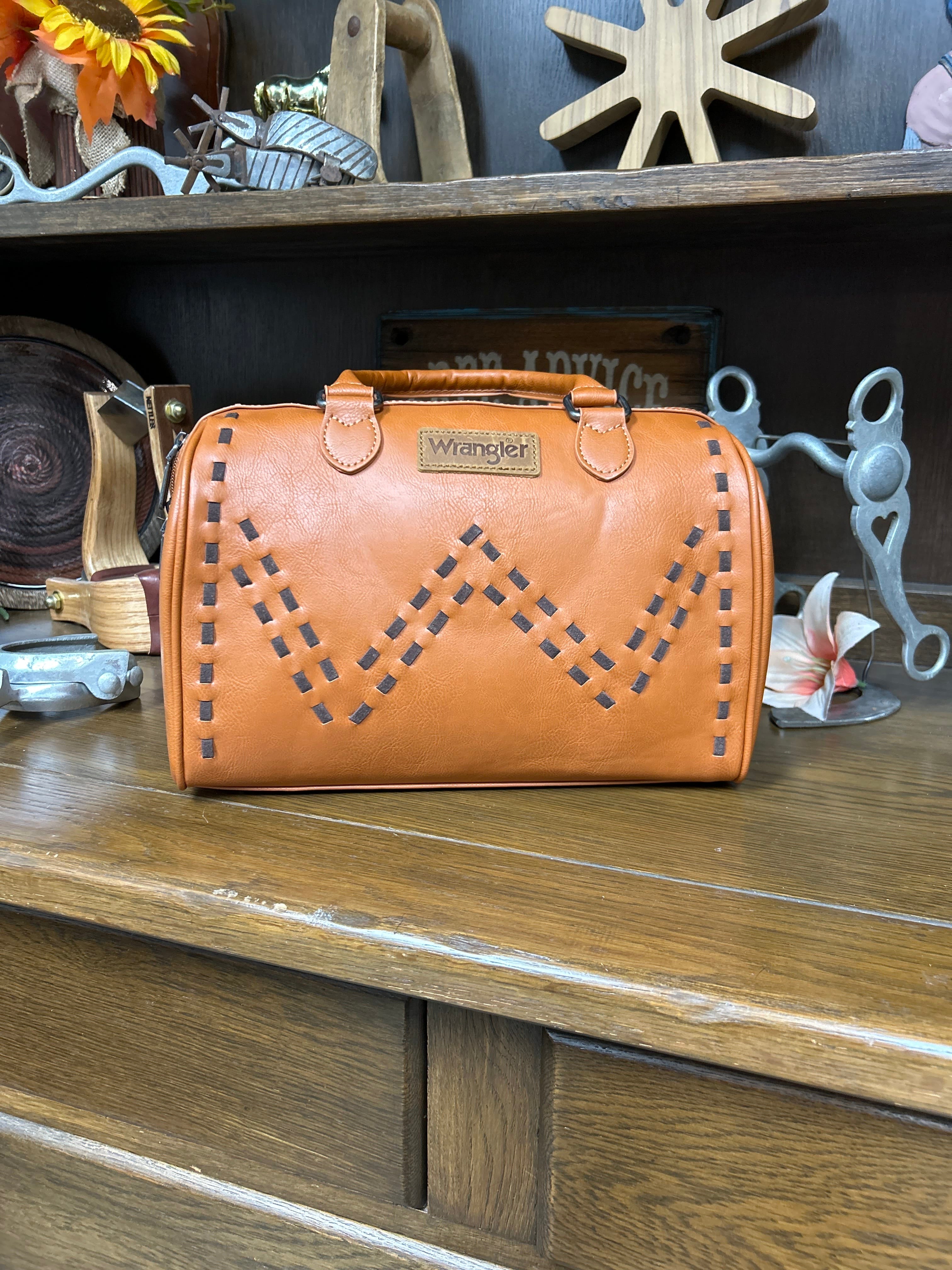 Wrangler Stitch Barrel Satchel/Crossbody - Henderson's Western Store
