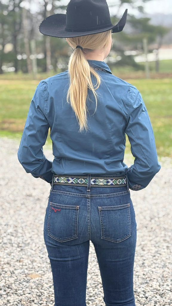 Ladies Cinch  ~ Solid Teal