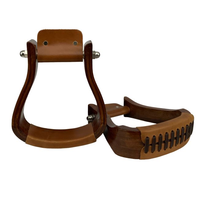 Wooden Stirrup ~ Dark