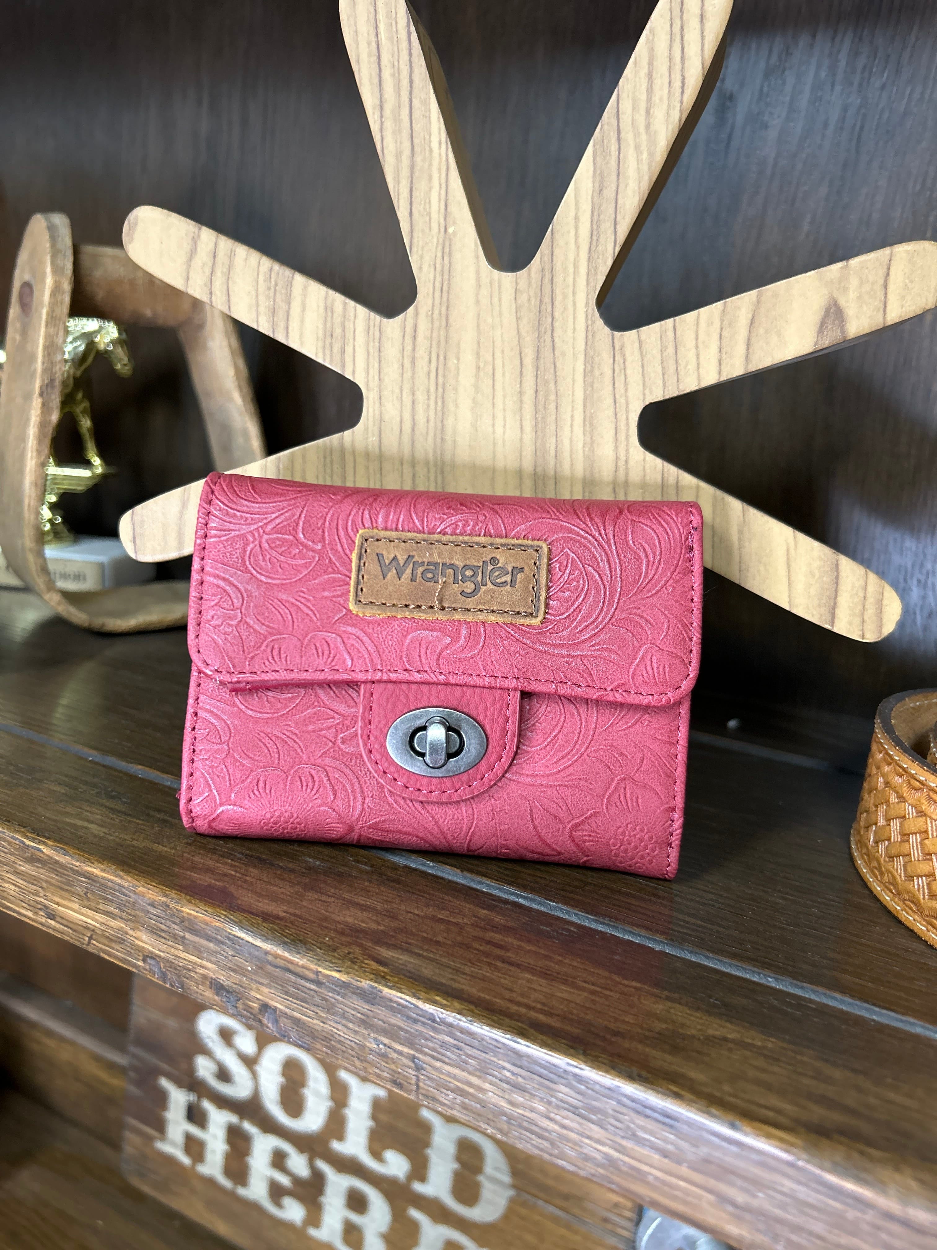 Wrangler Floral Embossed Wallet - Henderson's Western Store