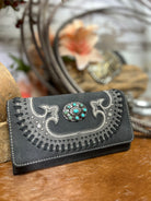MW Cut Out Wallet ~ Black - Henderson's Western Store