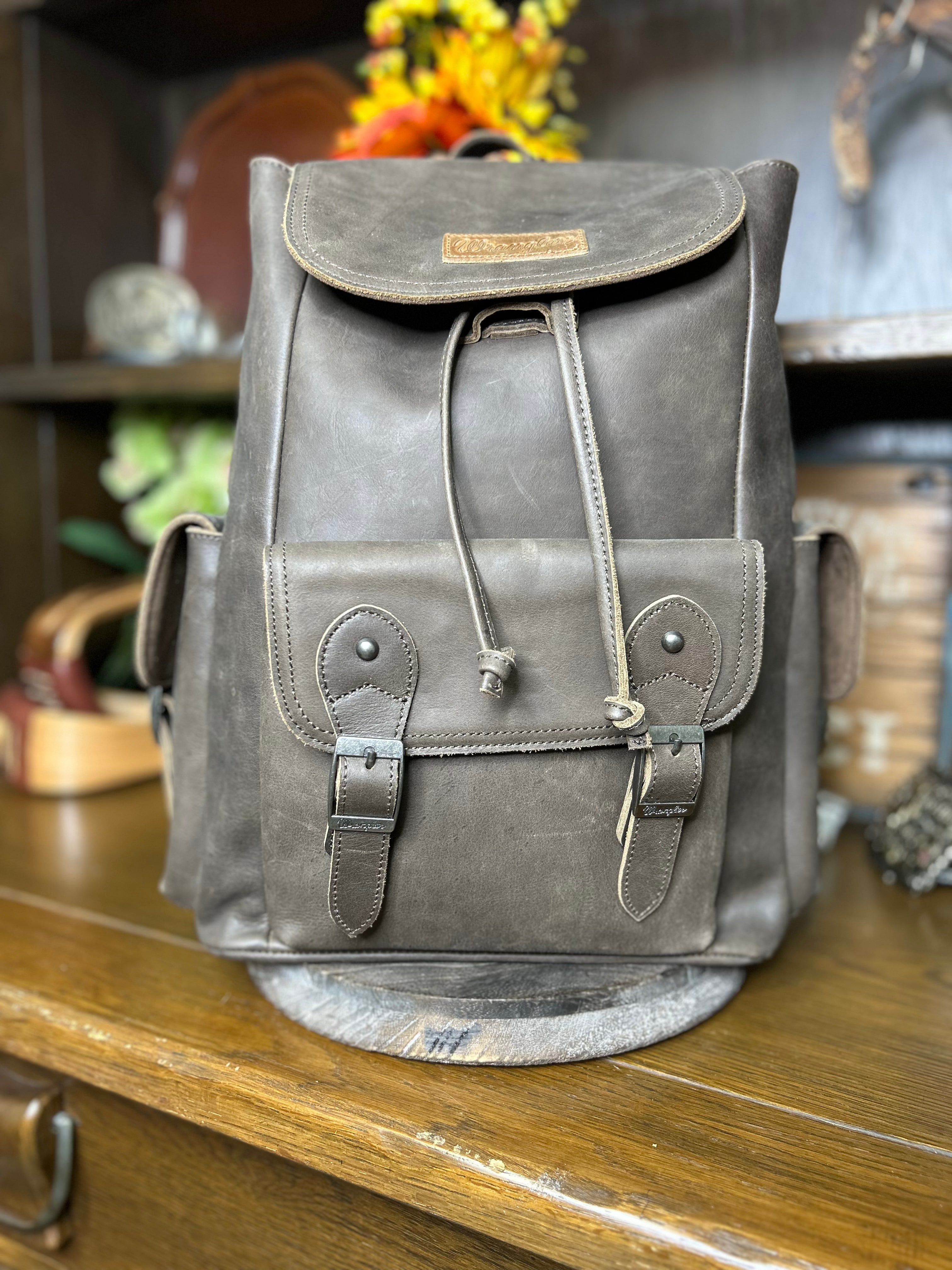 Wrangler Leather Backpack - Henderson's Western Store