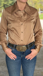 Wrangler x Lainey Wilson Glam Satin Shirt - Henderson's Western Store