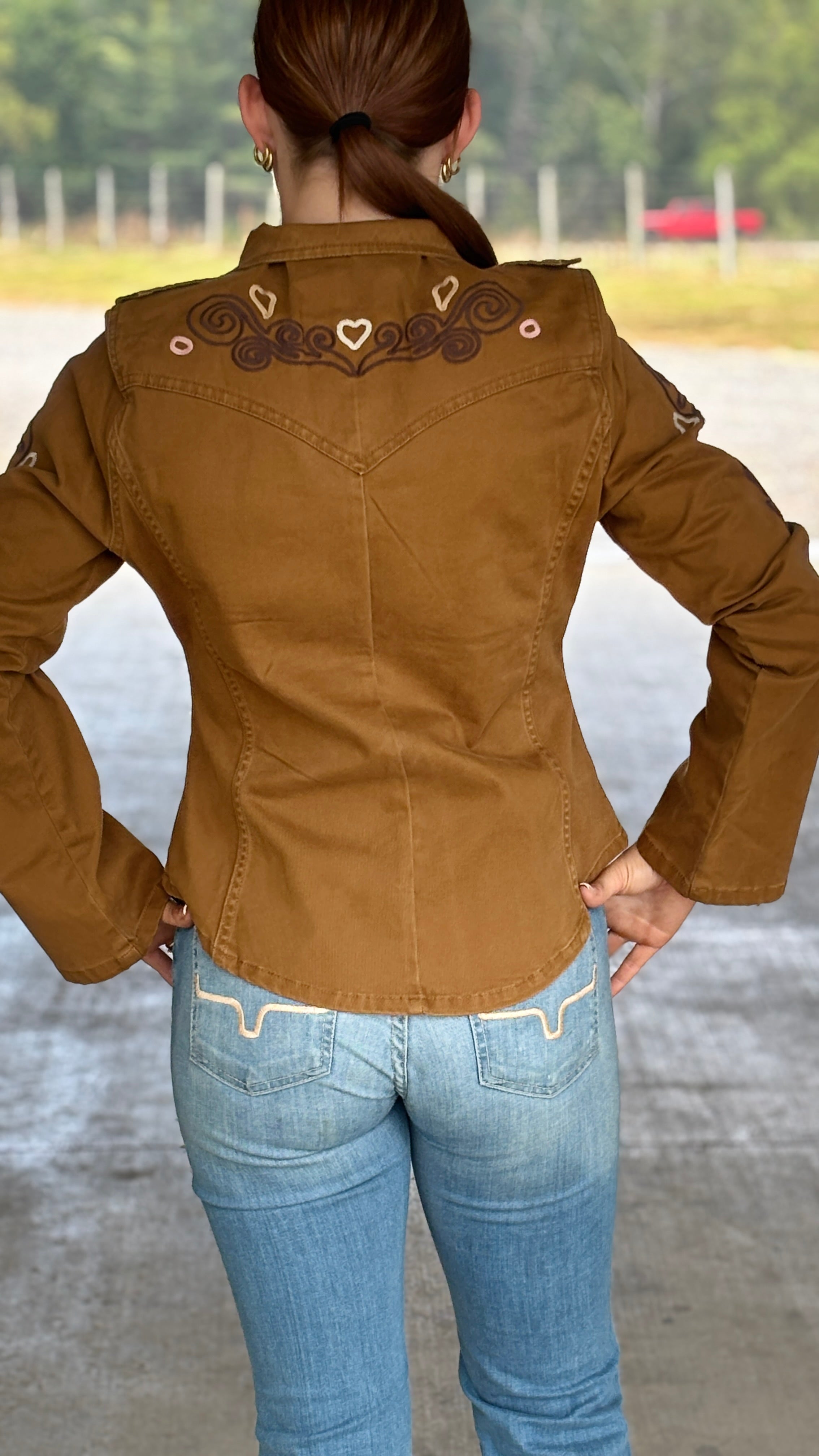 Lainey Wilson Embroidered Utility Jacket by Wrangler X - Henderson's Western Store