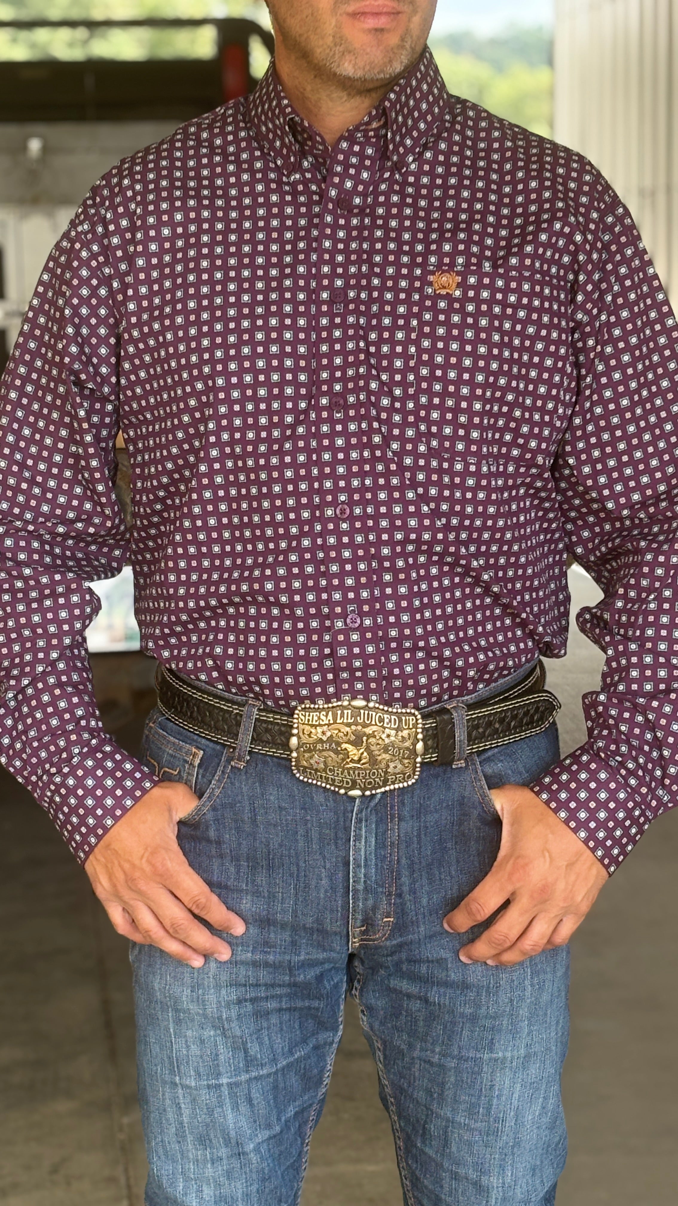 Cinch Plain Weave  ~ Purple - Henderson's Western Store