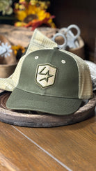 Lone Star Ropes Trucker Cap ~ Olive/Tan - Henderson's Western Store