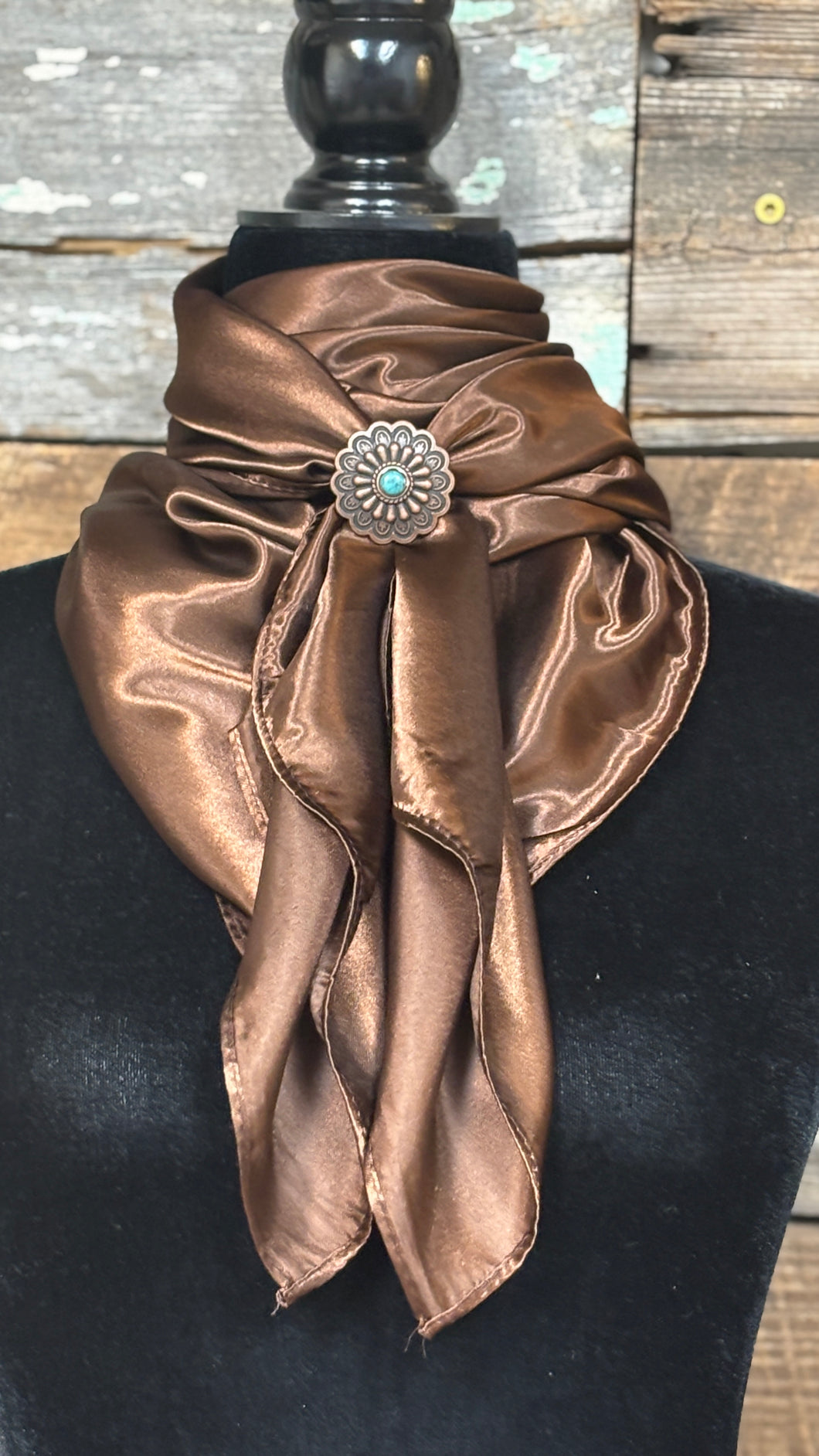 Rodeo Drive Wild Rags/Scarf ~ Chocolate - Henderson's Western Store