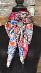 Rodeo Drive Wild Rags/Scarf ~ Hot Pink Paisley - Henderson's Western Store