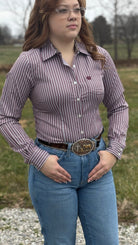 Ladies Cinch ~ Mulberry Stripe - Henderson's Western Store