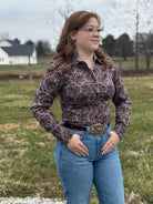 Ladies Cinch ~ Mulberry Paisley - Henderson's Western Store