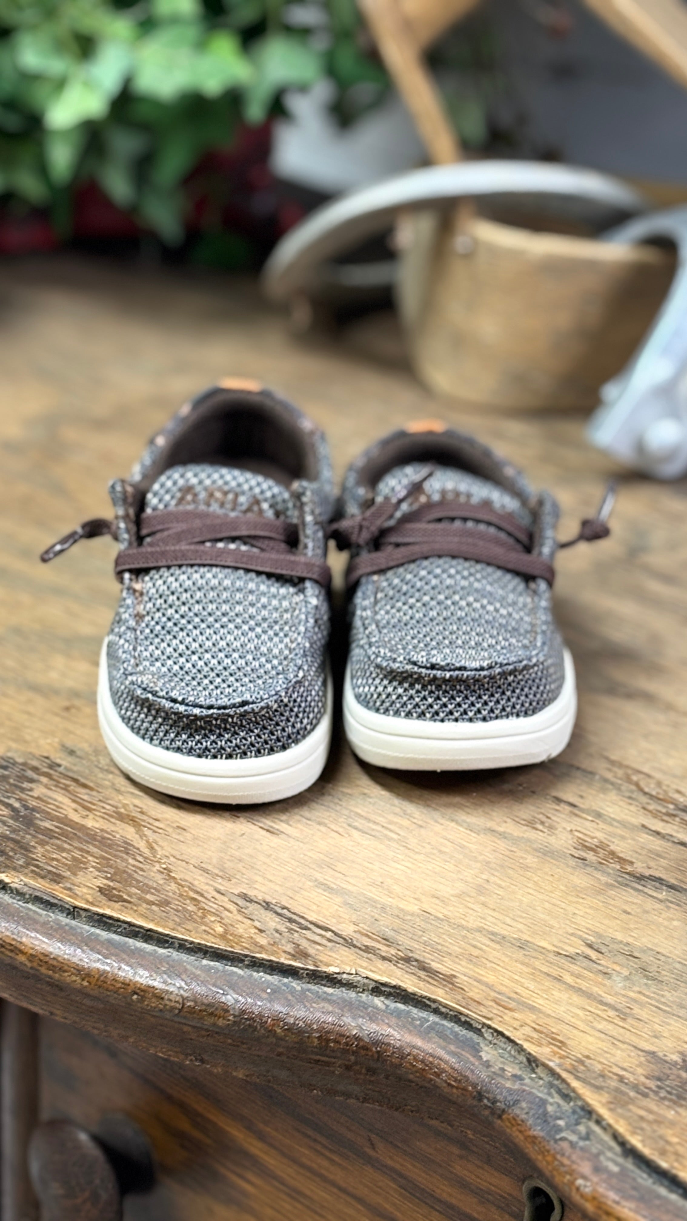 Ariat Lil' Stompers Casual Boots ~ Brown Aztec - Henderson's Western Store