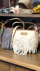 Wrangler "W" Stitch Fringe Tote/Crossbody - Henderson's Western Store