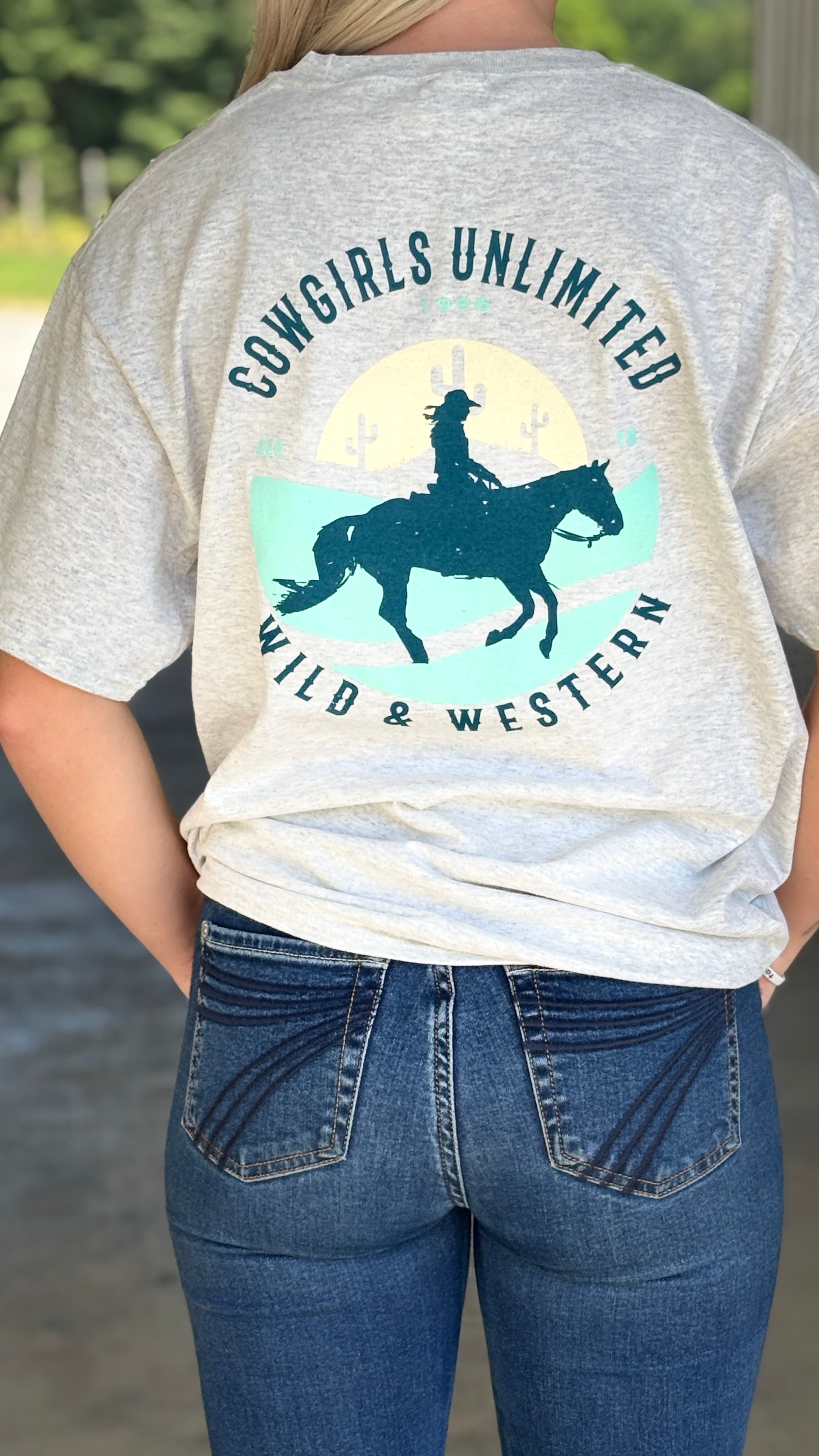 Cowgirl Unlimited Wild & Western Tee - Henderson's Western Store
