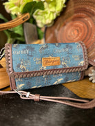 Wrangler Vintage Print Carry Wallet/Crossbody ~ Jean - Henderson's Western Store