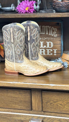 Cheyenne Tan Ostrich by Tony Lama - Henderson's Western Store