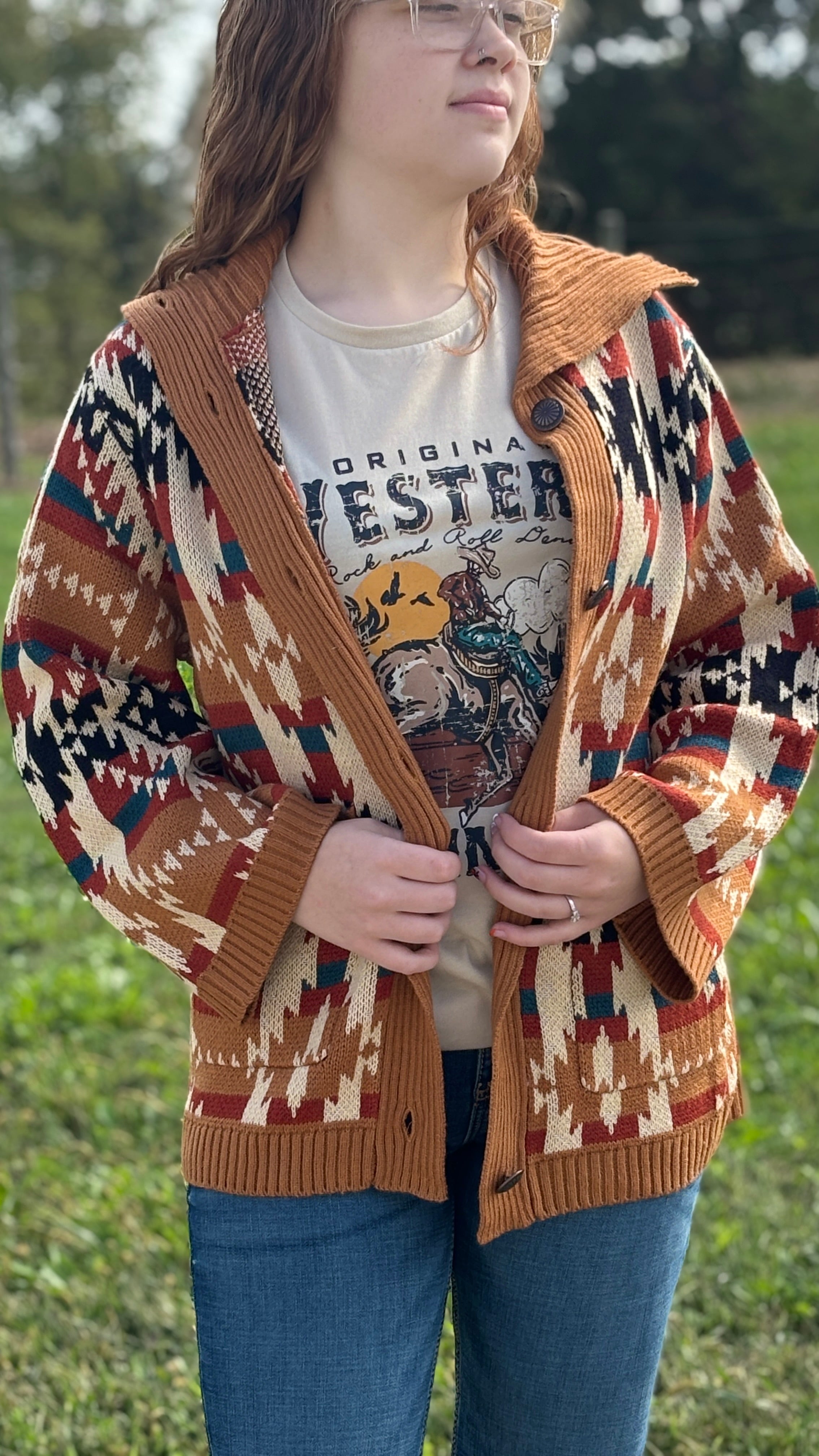 Wrangler Retro® Western Cardigan - Henderson's Western Store