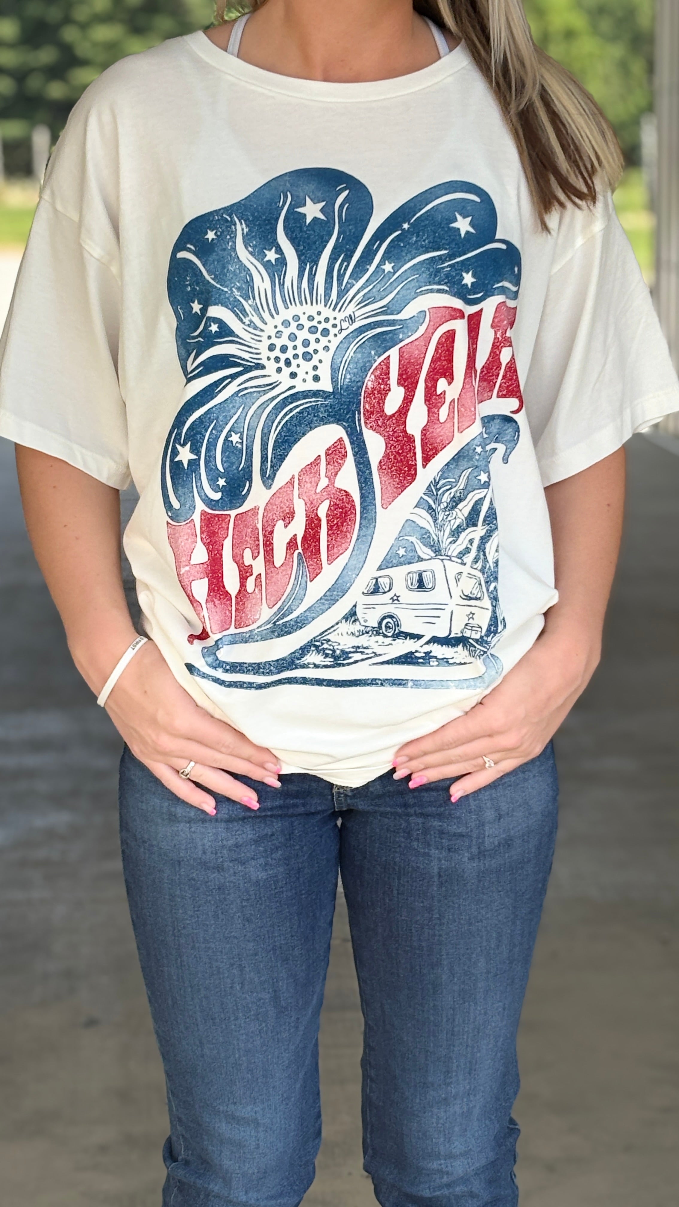Lainey Wilson Heck Yeah Tee by Wrangler X - Henderson's Western Store
