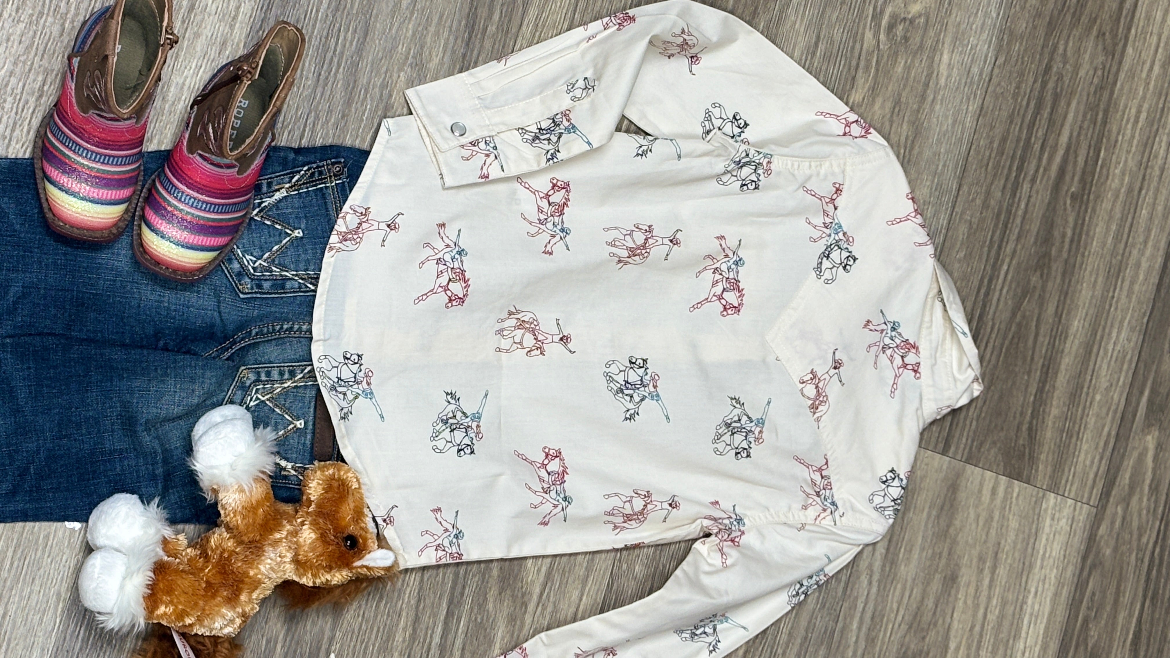 Girl's Wrangler Western Shirt - Henderson's Western Store