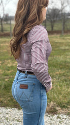 Ladies Cinch ~ Mulberry Stripe - Henderson's Western Store