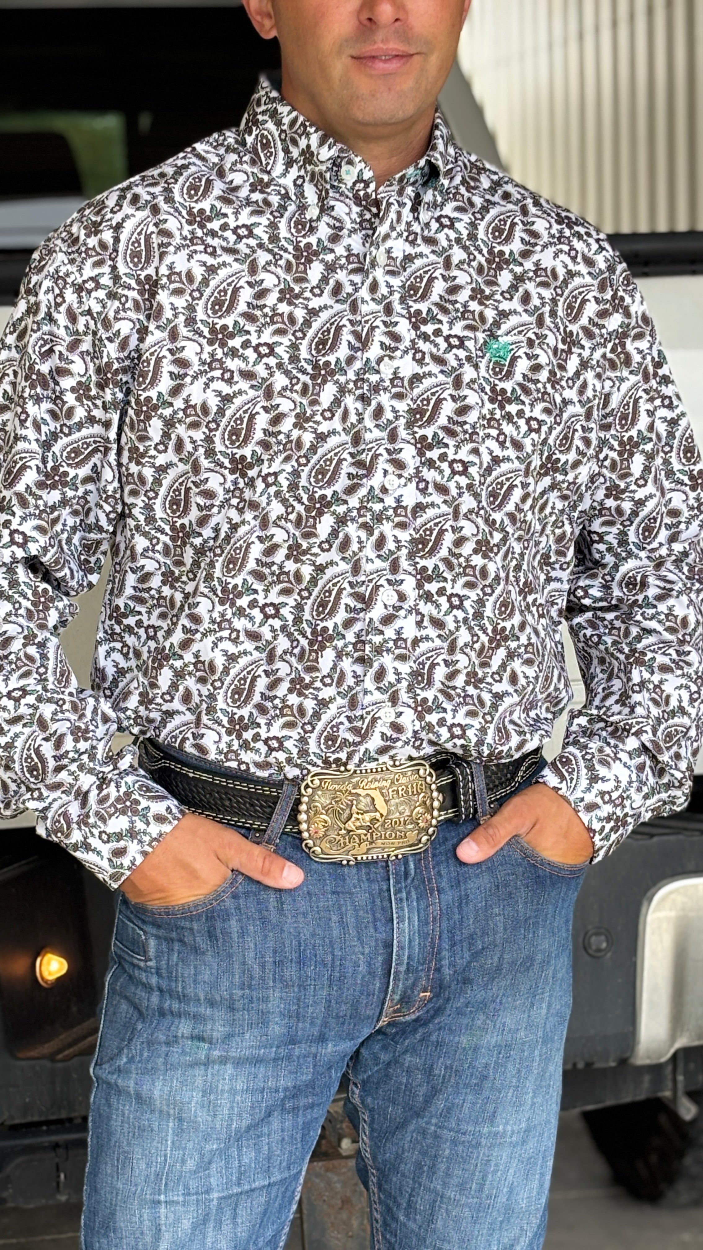 Cinch Plain Weave  ~ White - Henderson's Western Store