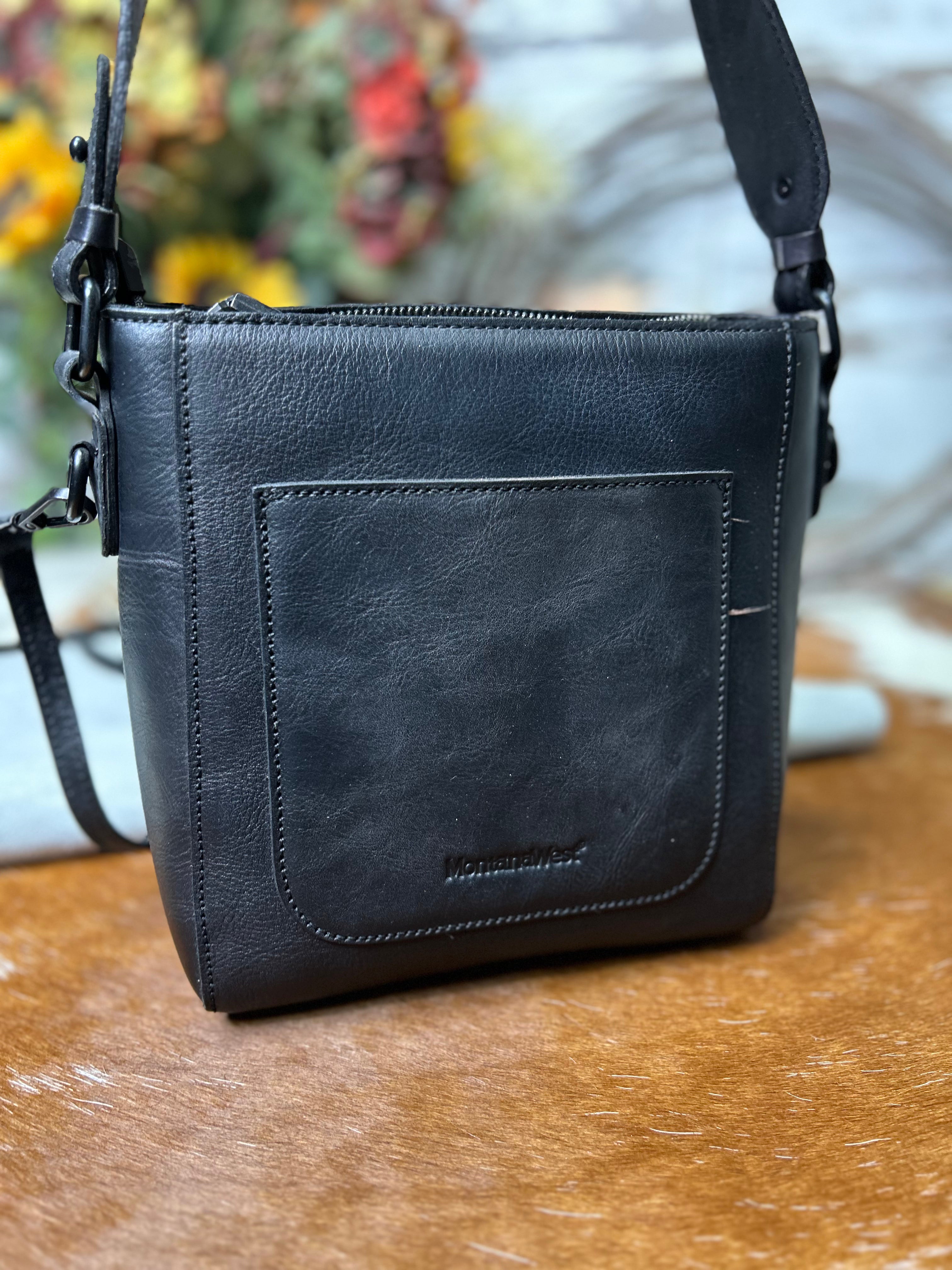 MW Hand Paint Genuine Leather Hobo/Crossbody - Henderson's Western Store