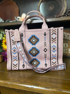 MW Aztec Print Crossbody ~ Pink - Henderson's Western Store