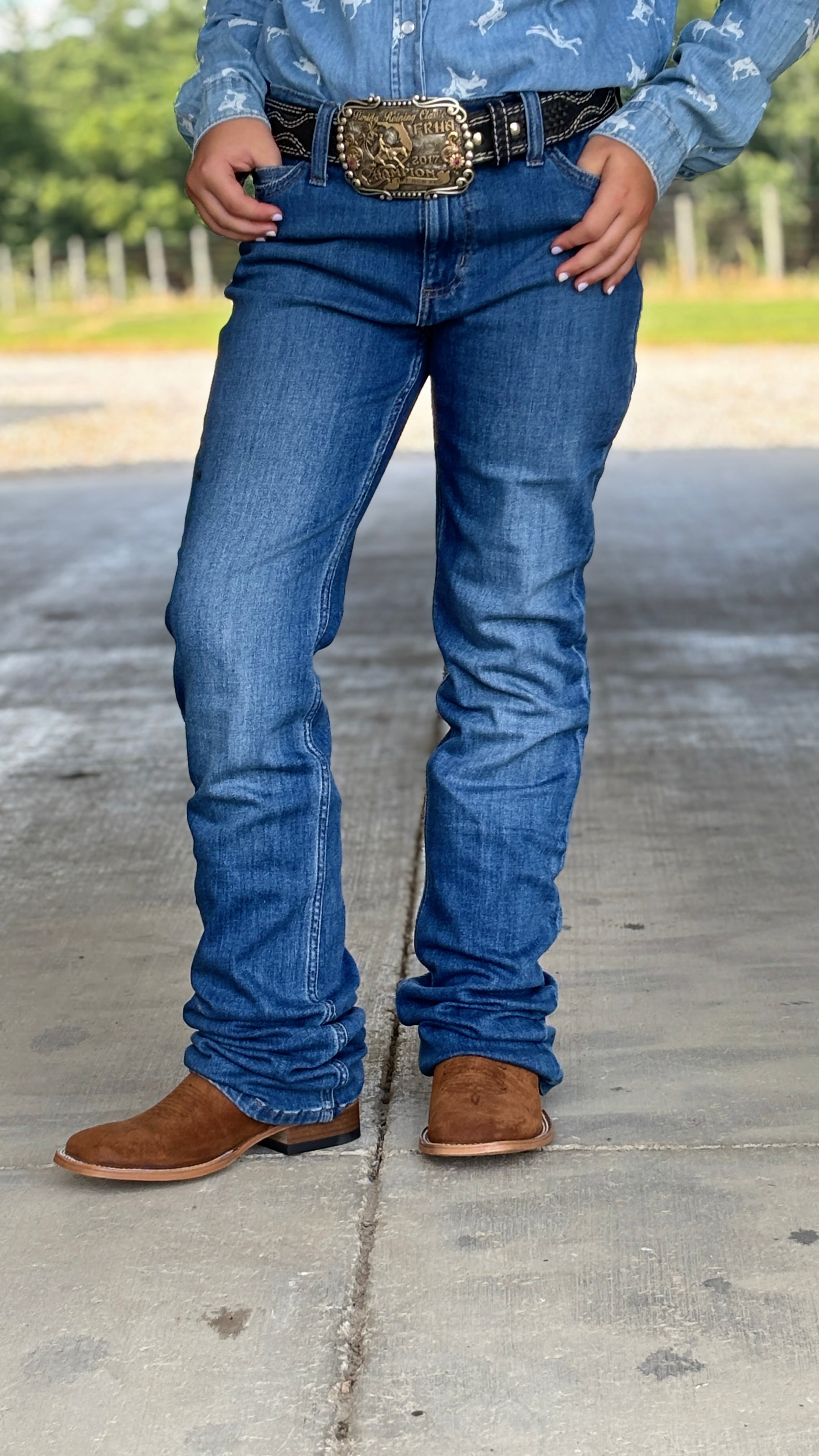 Girl's Wrangler Bootcut Jeans - Henderson's Western Store