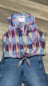 Load image into Gallery viewer, Lainey Wilson Sleeveless Tie Front Checotah by Wrangler
