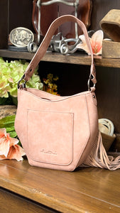 Load image into Gallery viewer, MW Tooled Hobo Shoulder Bag