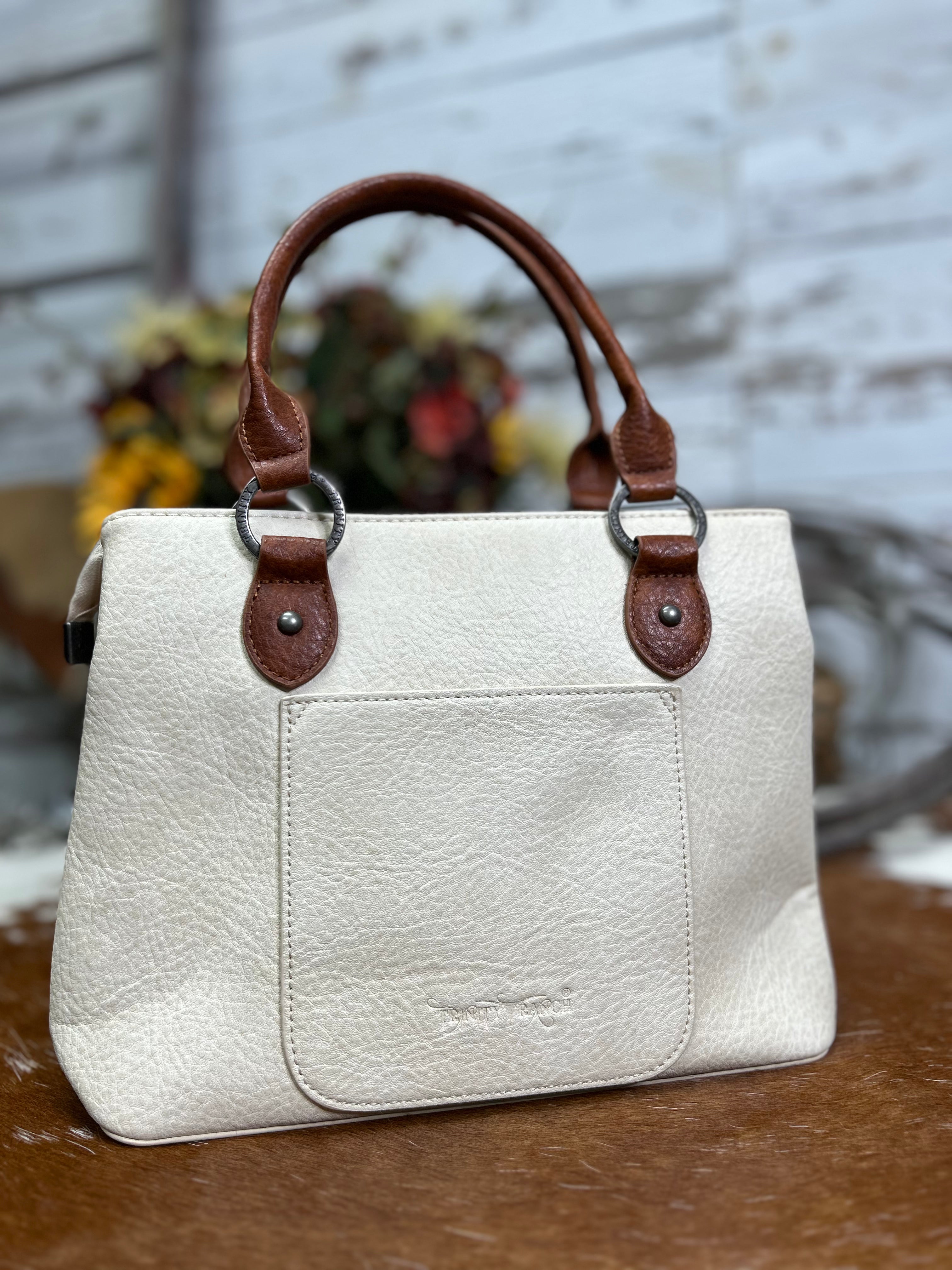 Trinity Ranch Tote ~ Tan - Henderson's Western Store