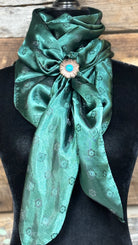 Rodeo Drive Wild Rags/Scarf ~ Jacquard Emerald - Henderson's Western Store
