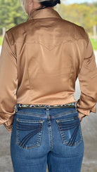 Wrangler x Lainey Wilson Glam Satin Shirt - Henderson's Western Store