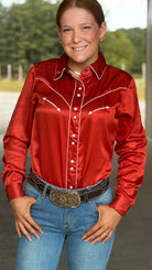 Retro Western Satin Shirt by Cruel Girl - Henderson's Western Store