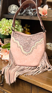 Load image into Gallery viewer, MW Tooled Hobo Shoulder Bag