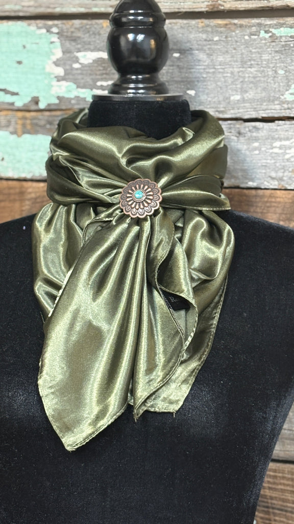 Rodeo Drive Wild Rags/Scarf ~ Olive - Henderson's Western Store